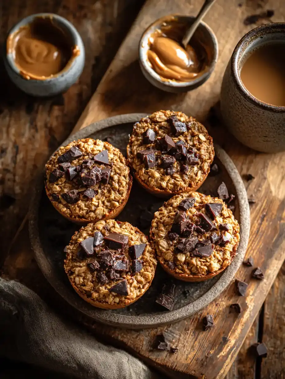 Sunde snacks - Banan-havre bites med peanutbutter og chokolade